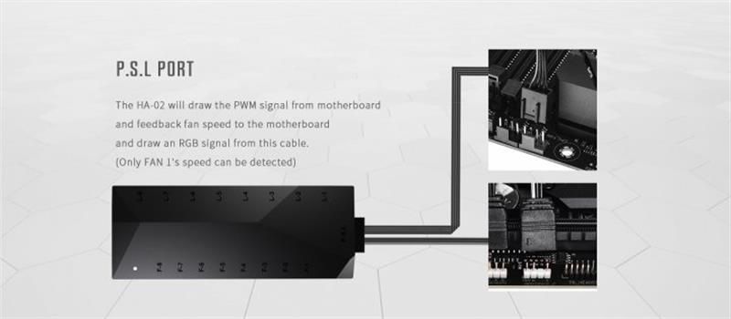 Хаб для вентиляторів ID-Cooling HA-02C (ARGB PWM HUB) HA-02C (ARGB PWM HUB) фото