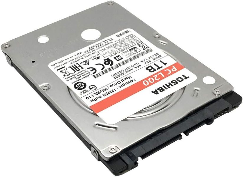 Накопичувач HDD 2.5" SATA 1.0TB Toshiba L200 5400rpm 128MB (HDWL110)_Refurbished HDWL110_Refurbished фото