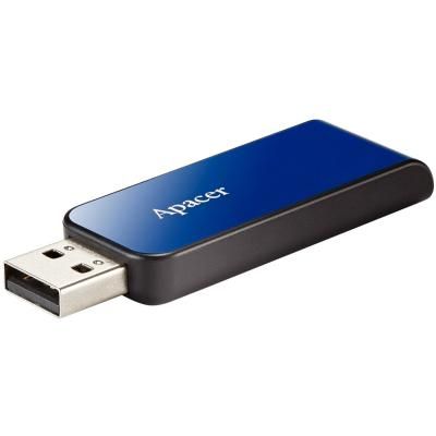 Флеш-накопичувач USB 64GB Apacer AH334 Blue (AP64GAH334U-1) AP64GAH334U-1 фото