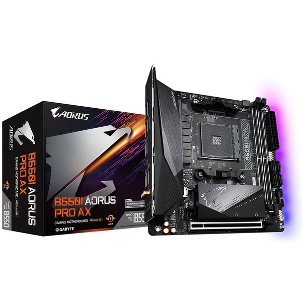 Материнська плата Gigabyte B550I Aorus Pro AX Socket AM4 B550I AORUS PRO AX фото