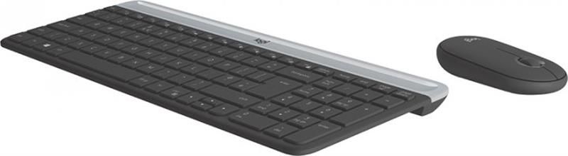 Комплект (клавіатура, мишка) бездротовий Logitech MK470 Graphite USB (920-009204) 920-009204 фото