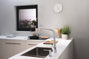 Hansgrohe Дозатор для миючих засобів A71, 500мл, сталевий