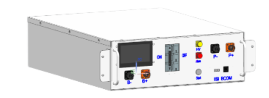 BMS модуль Deye HVB750V/100A-EU для BOS-GM5.1-серії High Voltage Battery Cluster (складова комплекту) 481202 фото