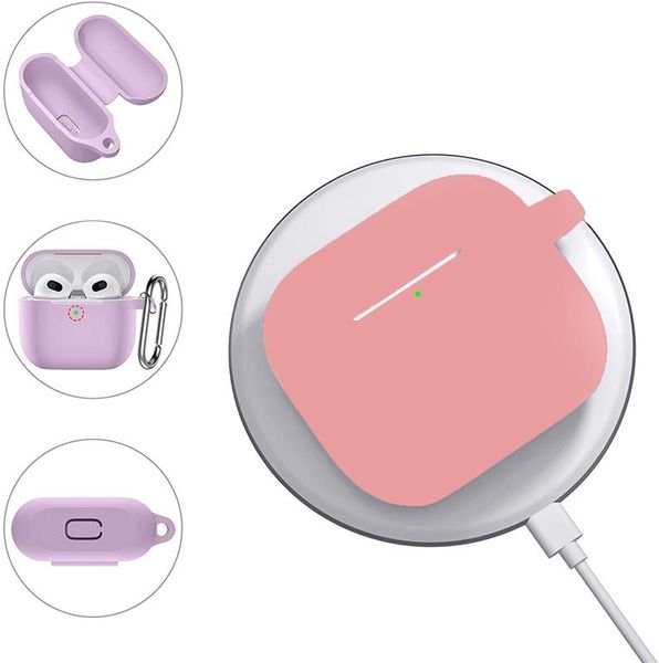 Чохол для навушників BeCover для Apple AirPods (3nd Gen) Grapefruit-Pink (707231) 395314 фото