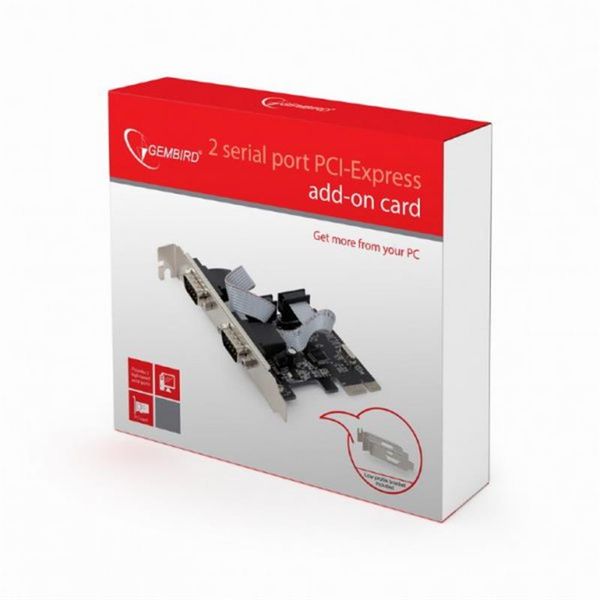 Контролер Gembird (SPC-22) PCI-Express - 2 RS-232 SPC-22 фото