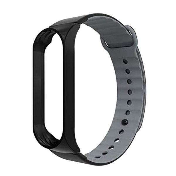 Ремінець Armorstandart Sport Silicone для Xiaomi Mi Band 3 Black/Grey (ARM54514) ARM54514 фото