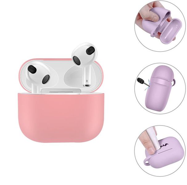 Чохол для навушників BeCover для Apple AirPods (3nd Gen) Grapefruit-Pink (707231) 395314 фото