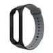 Ремінець Armorstandart Sport Silicone для Xiaomi Mi Band 3 Black/Grey (ARM54514) ARM54514 фото 1