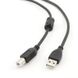 Кабель Cablexpert USB - USB Type-B V 2.0 (M/M), 3.0 м, Феритовий фільтр, чорний (CCF-USB2-AMBM-10) CCF-USB2-AMBM-10 фото 2