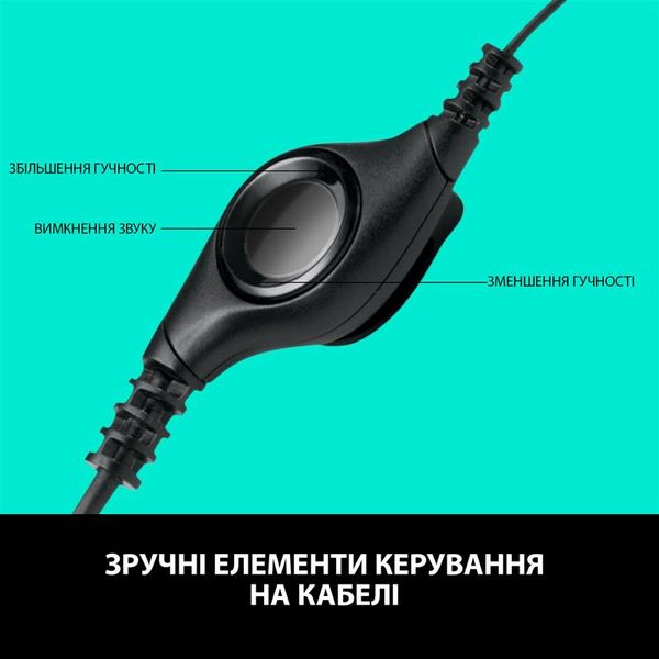 Гарнітура Logitech H390 (981-000406) 981-000406 фото