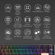 Клавіатура Ducky One 3 SF Cherry MX Red RGB UA USB Black (DKON2167ST-RUAPXCLAWSC1)