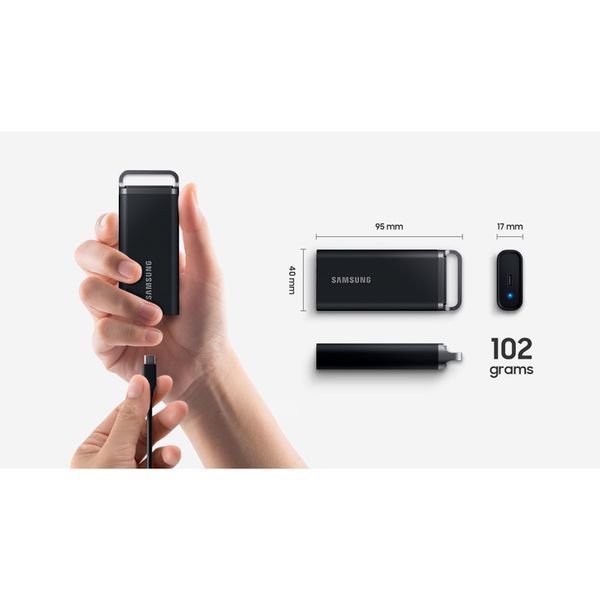 SAMSUNG Накопичувач Samsung SSD зовн. T5 EVO 4TB MU-PH4T0S/EU Silver (MU-PH4T0S/EU)
