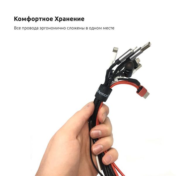 Органайзер для кабеля Armorstandart Smart Home-1 10 шт. (6BK+ Rew 2Y+2KH) (ARM58663) ARM58663 фото