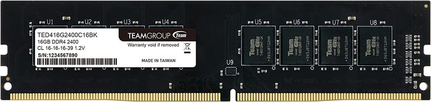 Модуль пам`ятi DDR4 16GB/2400 Team Elite (TED416G2400C1601) TED416G2400C1601 фото