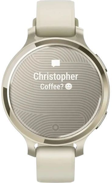 Смарт-годинник Garmin Lily 2 Active Lunar Gold with Bone Silicone Band (010-02891-50)