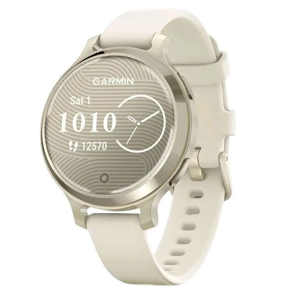 Смарт-годинник Garmin Lily 2 Active Lunar Gold with Bone Silicone Band (010-02891-50)