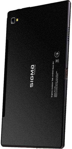 Планшет Sigma mobile Tab A1010 Neo 4/64GB 4G Dual Sim Black+чохол-книжка TAB A1010 Neo 4/64GB Black фото