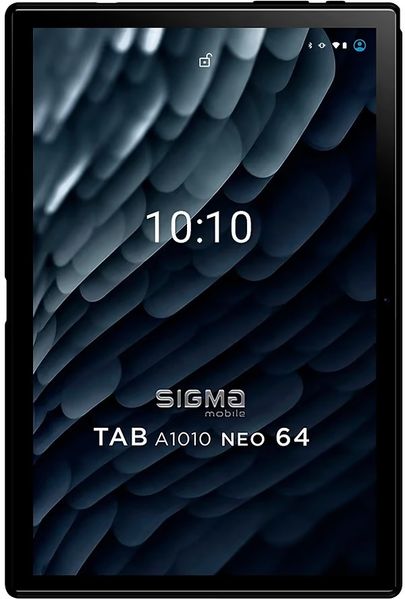 Планшет Sigma mobile Tab A1010 Neo 4/64GB 4G Dual Sim Black+чохол-книжка TAB A1010 Neo 4/64GB Black фото