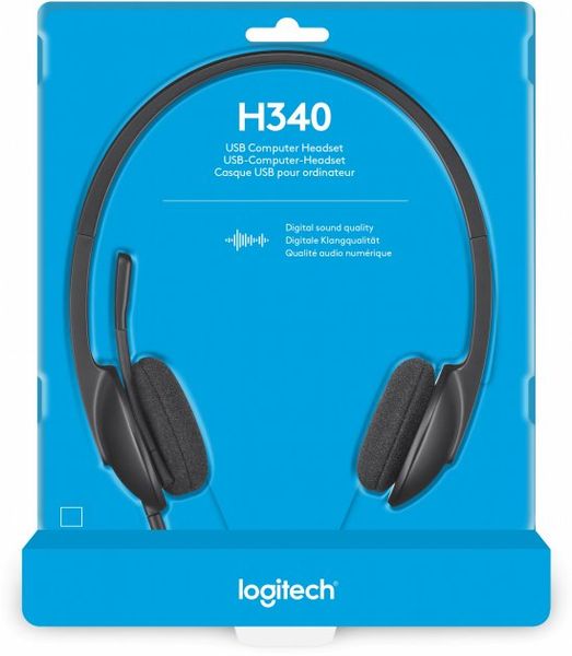 Гарнiтура Logitech H340 USB (981-000475) 981-000475 фото