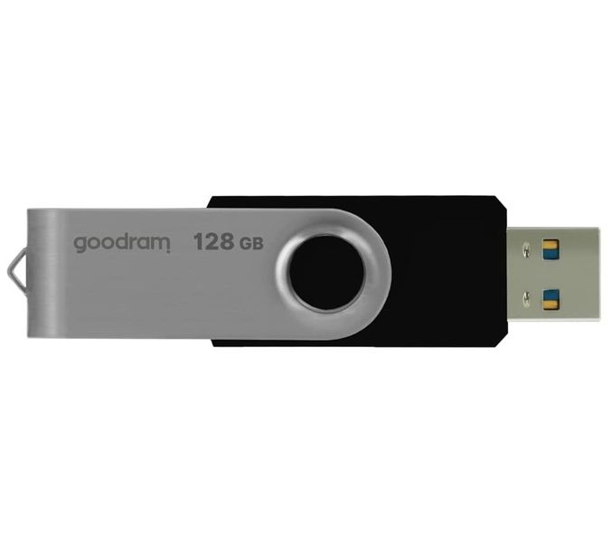 Флеш-накопичувач USB3.2 128GB Goodram UTS3 (Twister) Black (UTS3-1280K0R11) UTS3-1280K0R11 фото