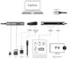 Док-станція ProLogix (PR-WUC-105B) 7 in 1 USB3.1 Type C to HDMI+2*USB3.0+PD+Lan+TF+SD PR-WUC-105B фото 6