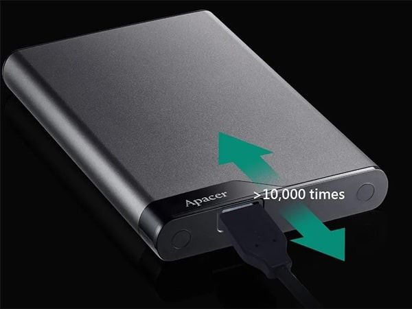 Зовнішній жорсткий диск 2.5" USB 1.0TB Apacer AC632 Grey (AP1TBAC632A-1) 254700 фото