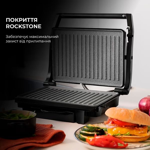 Гриль Cecotec Rock`nGrill Dark 1000 (CCTC-03000) CCTC-03000 фото