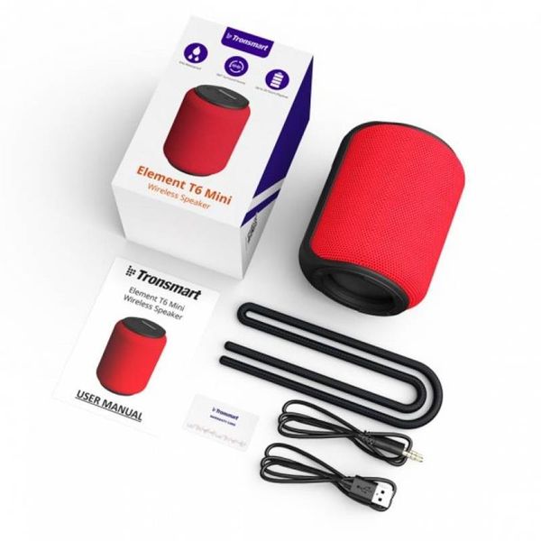 Акустична система Tronsmart Element T6 Mini Red (366158) 366158 фото