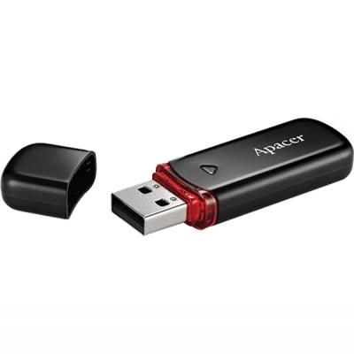 Флеш-накопичувач USB 32GB Apacer AH333 Black (AP32GAH333B-1) AP32GAH333B-1 фото