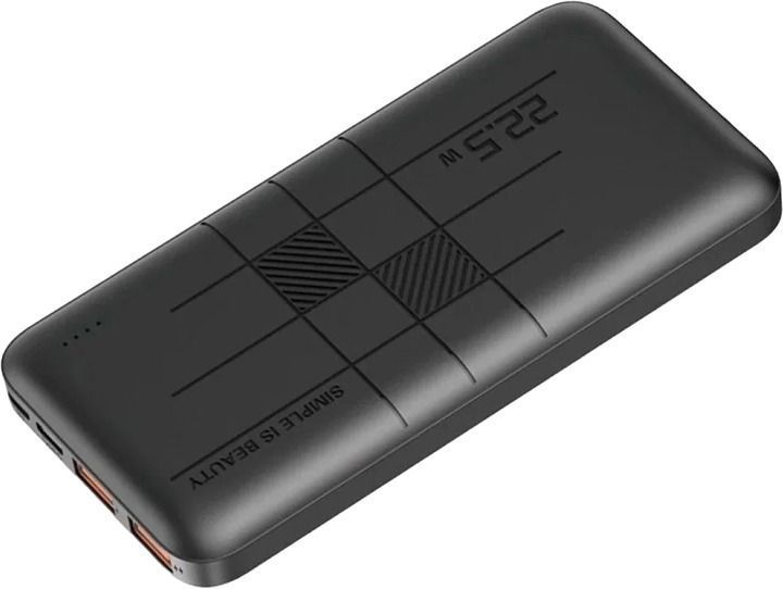 Універсальна мобільна батарея XO PR187 10000mAh 22.5W Black