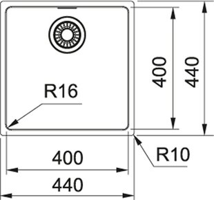 Franke Кухонна мийка Maris MRX 110-40/122.0598.646/нержав.сталь полірована