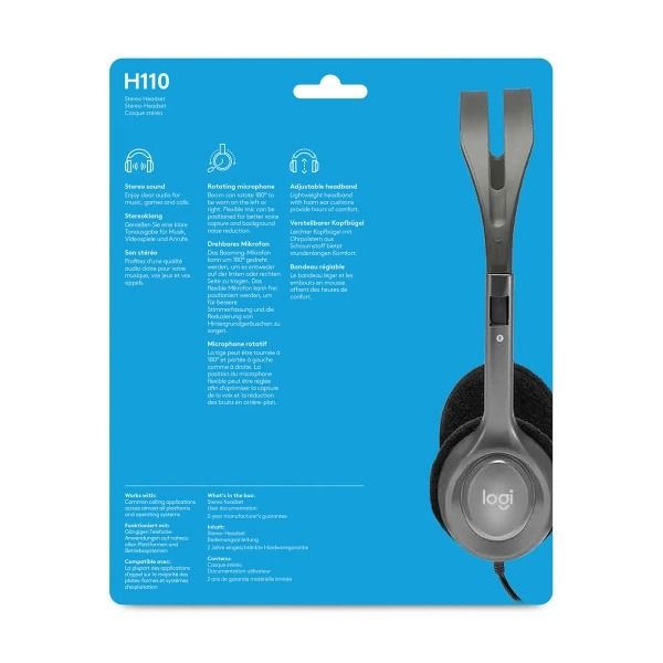 Гарнітура Logitech H110 (981-000271) 981-000271 фото