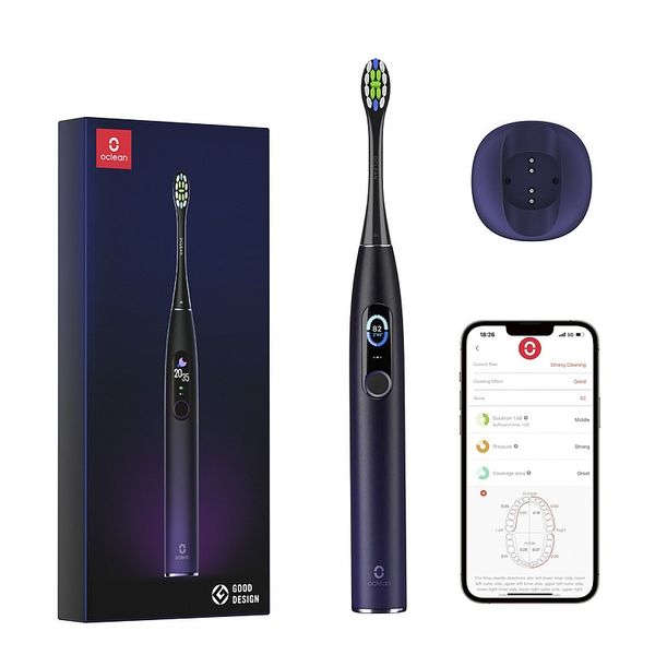 Розумна зубна електрощітка Oclean X Pro Aurora Purple (OLED) (Міжнародна версія) (6970810551464) 6970810551464 фото