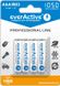 Акумулятор everActive AAA/HR03 Ni-MH 1050mAh BL 4шт EVHRL03-1050 фото 1