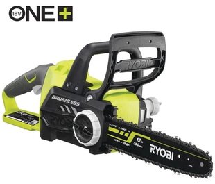 Ryobi Пила ланцюгова акумуляторна RCS1830-140B, ONE+ 18В, шина 30 см, АКБ 4.0Ач+ЗП безщіткова