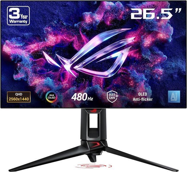 Монітор Asus 26.5" ROG Swift PG27AQDP (90LM0A20-B01A70) OLED Black 480Hz