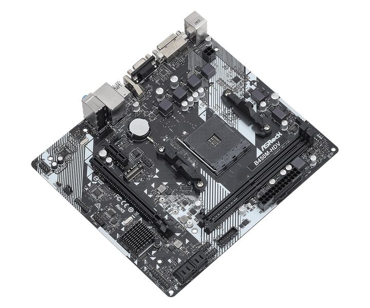 Материнська плата ASRock B450M-HDV R4.0 Socket AM4 B450M-HDV R4.0 фото