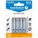 Акумулятор everActive AAA/HR03 Ni-MH 800mAh BL 4шт EVHRL03-800 фото 1