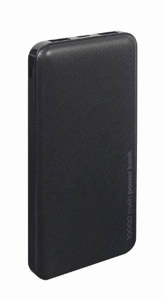 Універсальна мобільна батарея Gembird 10000mAh Black (PB10-02) 436393 фото