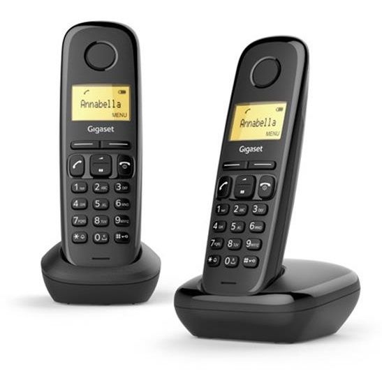 Радiотелефон DECT Gigaset A170 DUO Black (L36852H2802S301) L36852H2802S301 фото