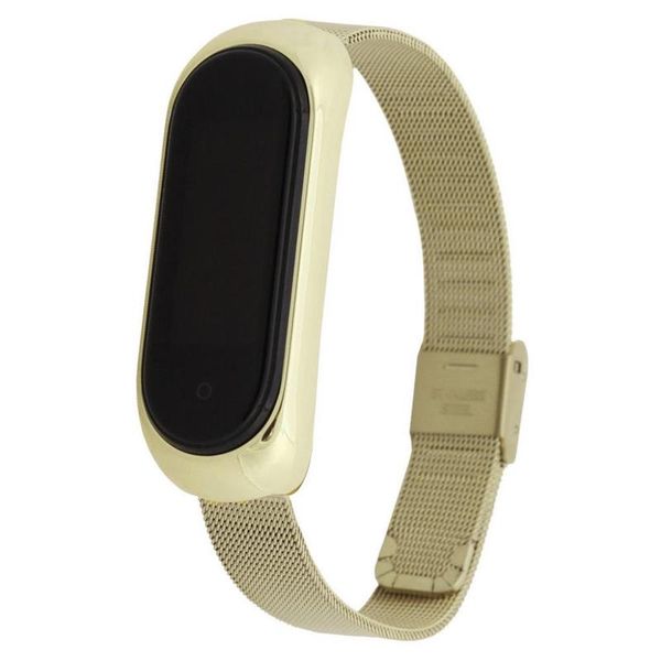 Ремінець BeCover Metal для Xiaomi Mi Smart Band 5/Mi Smart Band 6 Gold (705148) 705148 фото