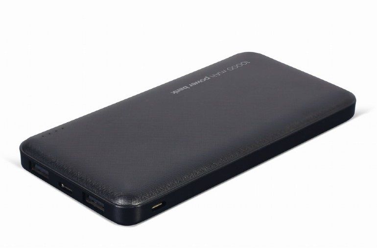 Універсальна мобільна батарея Gembird 10000mAh Black (PB10-02) 436393 фото