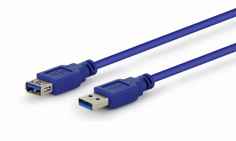 Кабель подовжувач USB 3.0 - 3м AM/AF синій 1154 фото