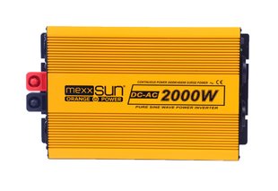 Інвертор напруги Mexxsun YX-2000W-S, 12V/220V, 2000W (29182) MXSPSW-2000-12S/29182 фото