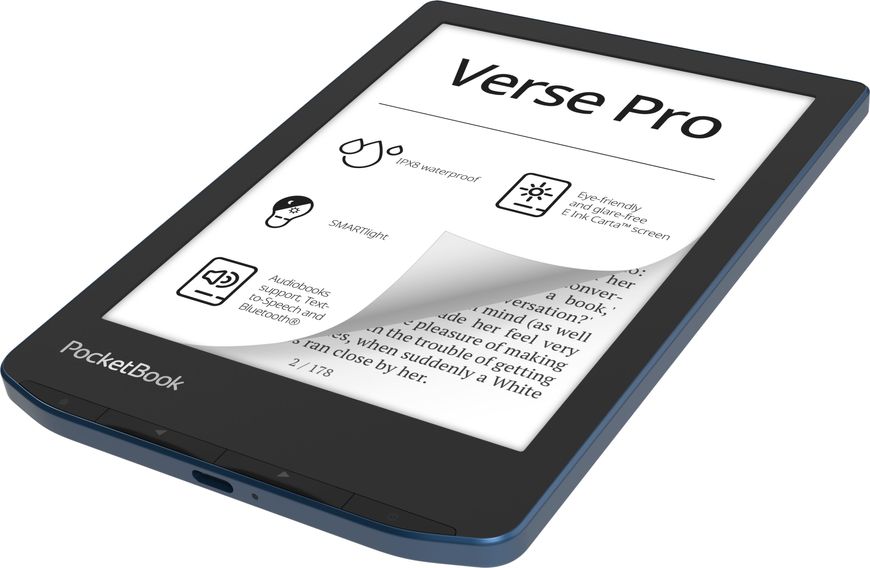 Електронна книга PocketBook 634 Verse Pro Azure (PB634-A-CIS) 478880 фото