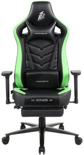 Крісло для геймерів 1stPlayer DK1 Pro FR Black-Green DK1 Pro FR Black&Green фото
