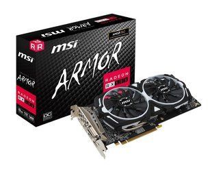 Вiдеокарта MSI PCI-Ex Radeon RX 580 ARMOR 8G OC GDDR5 (256bit) (1366/8000) Б/В 61315474 фото