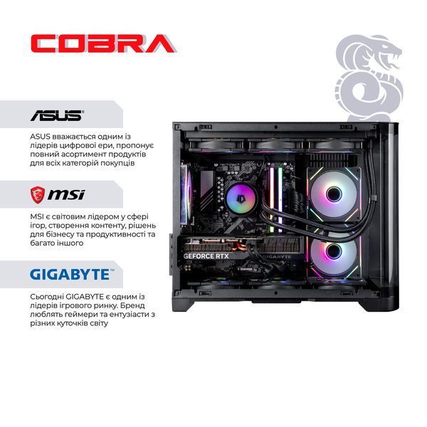 Персональний комп`ютер COBRA Gaming Windows 11 Home (A98X3D.64.S20.58.21829W)