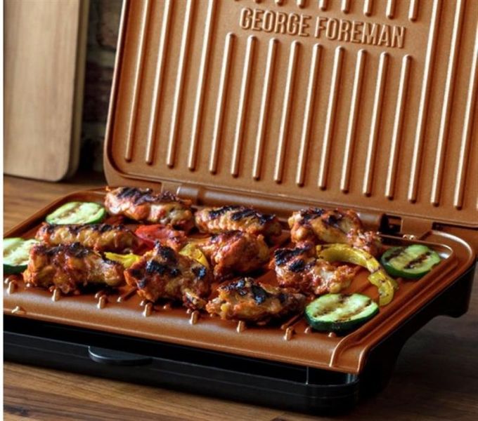 Електрогриль Russell Hobbs 25811-56 George Foreman Fit Grill Copper Medium 25811-56 фото