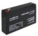 Акумуляторна батарея LogicPower LPM 6V 7.2AH (LPM 6 - 7.2 AH) AGM LP3859 фото 2